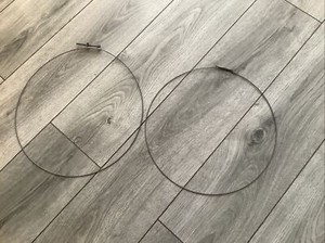 Miele Novotronic W1514 Waschmaschine Teil Türdichtung Halter Clip X2