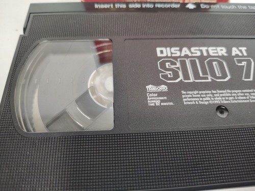 DISASTER AT SILO 7 VHS 1993 PETER BOYLE Michael O Keefe CULT FILM RARE - Picture 10 of 11