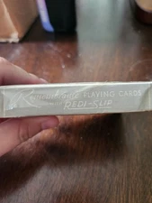 Sealed 1950s Remembrance Playing Cards – Colonial Scene – Redi-Slip Finish