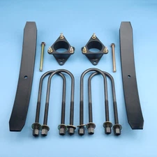 Leveling Lift Kit Front 3" Rear 2" w/ U-Bolt For Tacoma 5-Lug 2005-2015 2WD