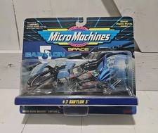 Micro Machines Space Babylon 5 Set 3 MISB Centauri Minbari Star Fury VTG 1994