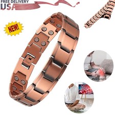 Arthritis Therapy Pure Copper Magnetic Bracelet Weight Loss Bangles Health Care