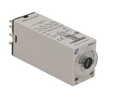 Schneider Electric REXL4TMF7 Timer Miniature Time Delay Relay 250 VAC 3 AMP