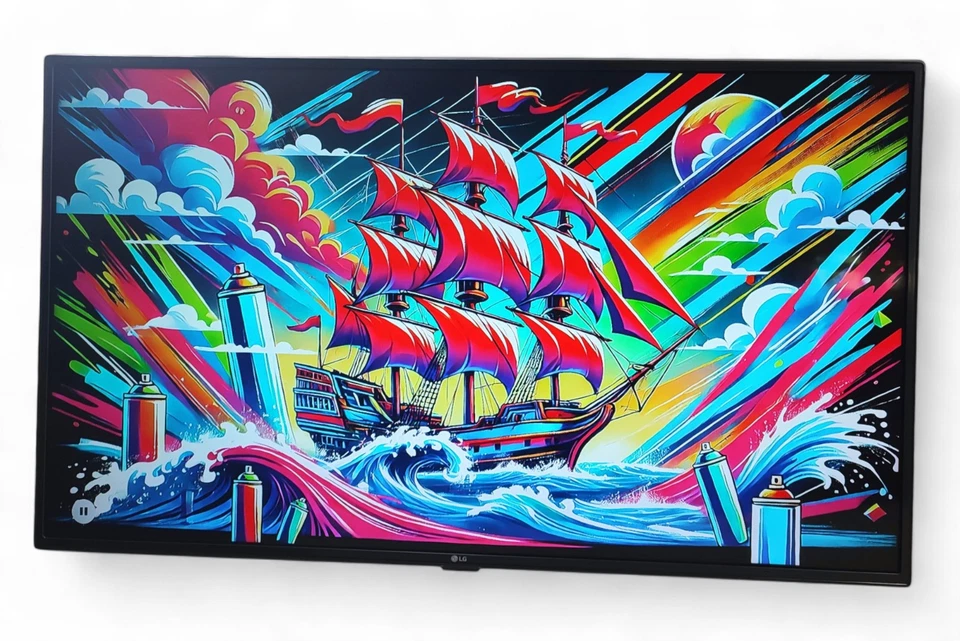 LG 43 Zoll (109,2 cm) Full HD LED-TV DVB-C/T/S HDMI USB VGA - Bild 2 von 4