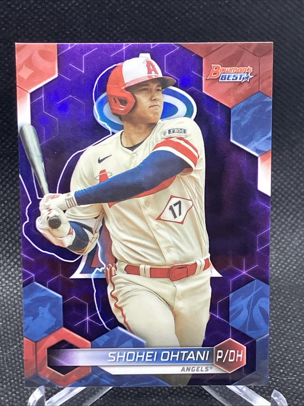 2023 Bowman's Best SHOHEI OHTANI Purple Refractor /250 #62 LA DODGERS WS CHAMP