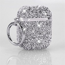 Portable Hard Rhinestone Protective Cover For Apple Airpods 2/1 Earphones Case