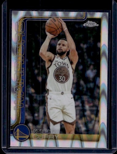 2025-26 Topps Chrome Stephen Curry #14 Refractor Golden State Warriors