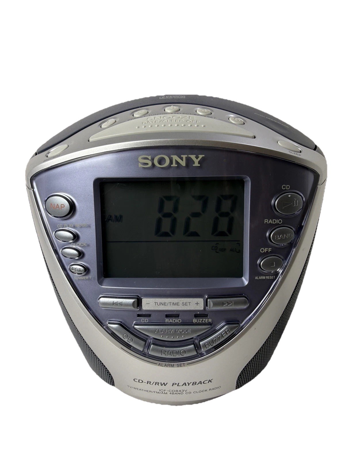 Y2K Sony Dream Machine CD Player AM/FM 4-Band Radio ICF-CD85
