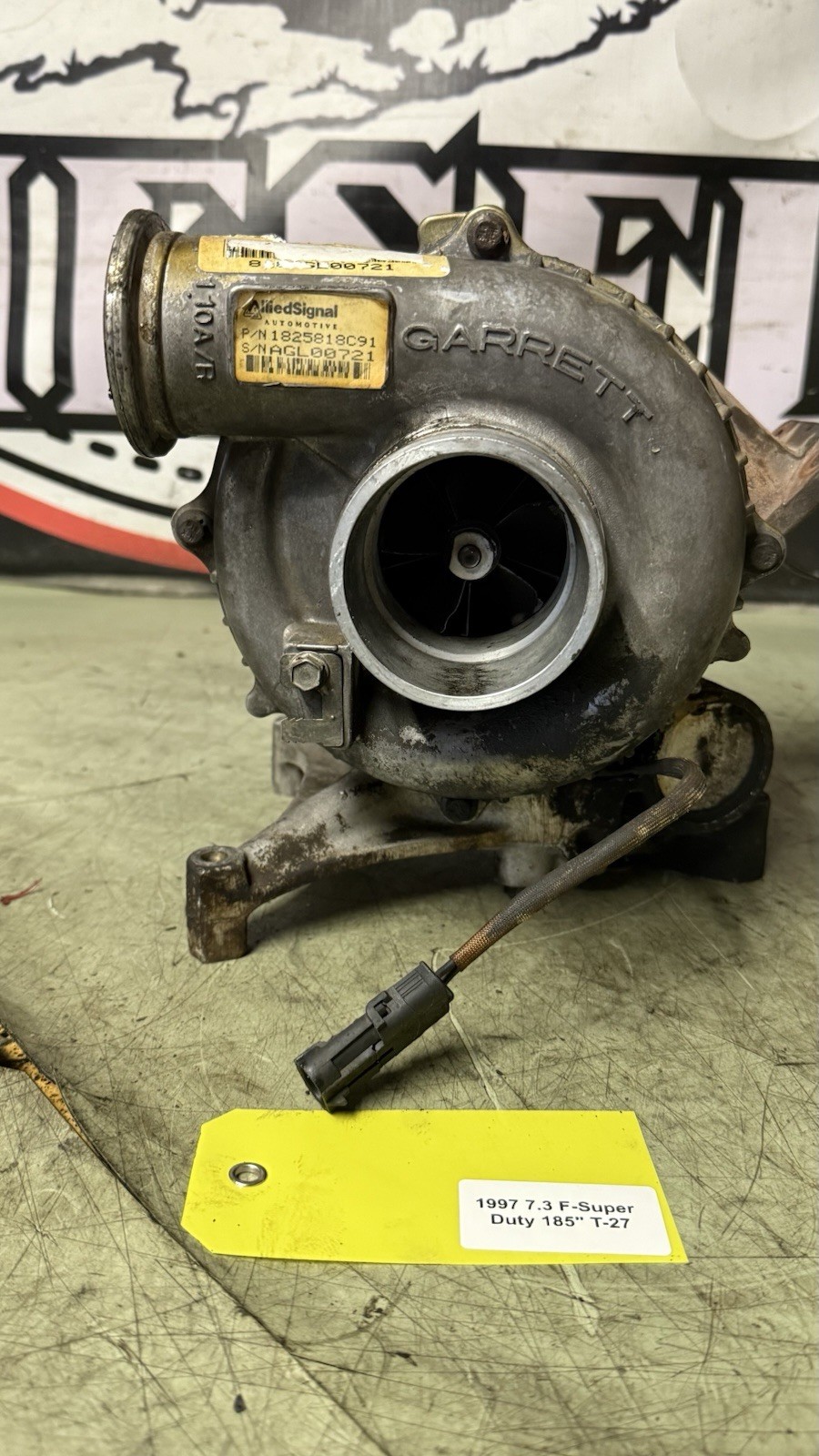 1997 Ford F350 7.3L Turbo W Pedestal GARRETT AlliedSignal Au