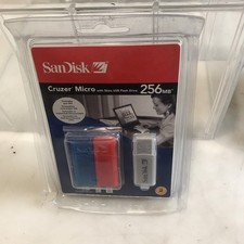 SanDisk 256MB Cruzer Micro USB 2.0 Flash Drive SDCZ4-256-A10 New