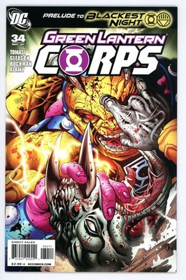 Green Lantern Corps #34   First Print Prelude to Blackest Night   NM