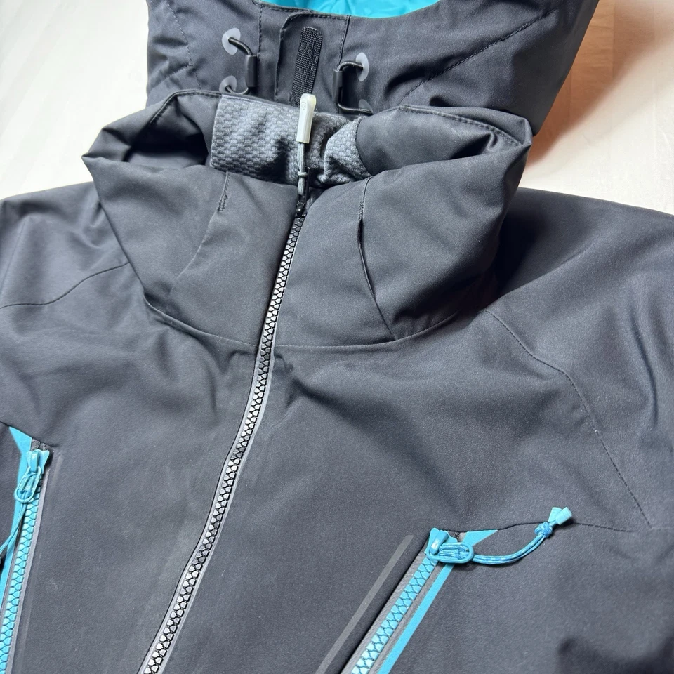 Obermeyer Helyos Ski Jacket Women’s Size 14 ** Hooded Snowboard Winter Recco - Image 4 of 4