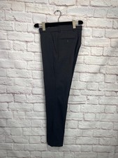 TOMMY HILFIGER Mens Black ATHLETIC FIT STRETCH Business Dress Pants/Slacks 32x30