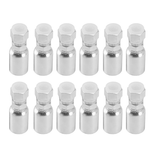 12PCS 1/2" Hydraulic Hose Fittings 1/2"x1/2" JIC 37° Female w/ Protection Cover - Picture 14 of 15