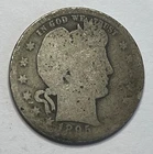 1895-O Barber Quarter - Circulated Better Date 25C; X138