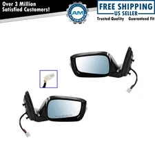 Mirrors Power Heated Memory Turn Signal Blue Tint Pair Set for 10-13 MDX