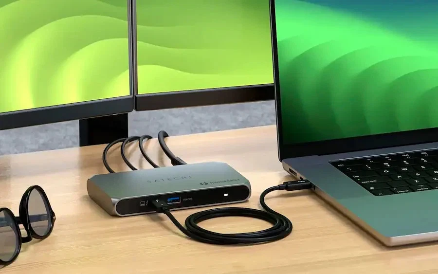 Satechi Thunderbolt 4 Hub 5 in 1, Thunderbolt 4 Dock with 3 Thunderbolt 4 Down-- - Image 4 of 4