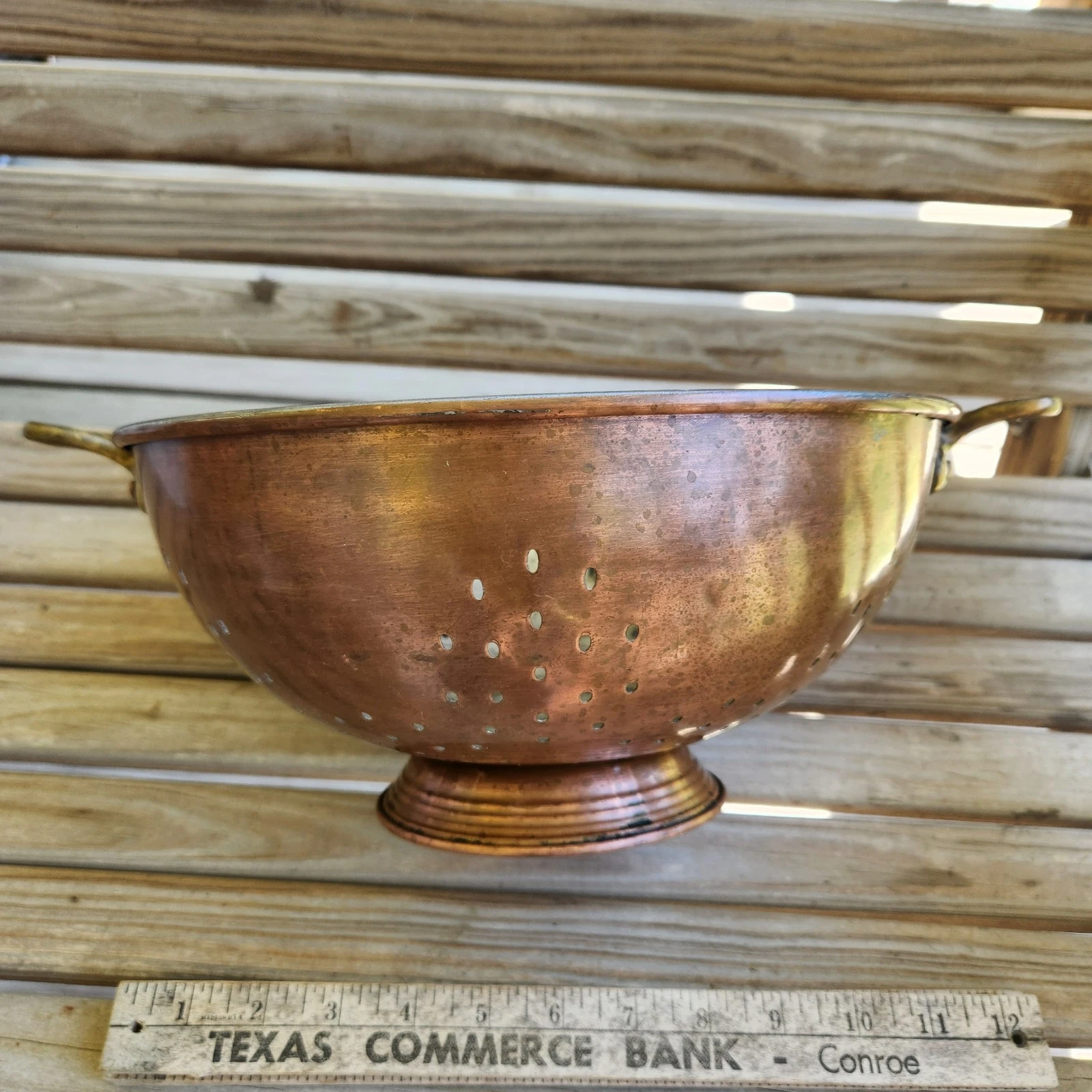 Vintage Waldow Copper Colander Tin Lined French Farmhouse Style Made in Brooklyn
Opens in a new wind