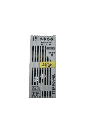 PHOENIX CONTACT STEP-PS/1AC/24DC/0.75/FL Hutschienen Netzteil 2868622  AK86