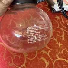 Sybo Glass Coffee Pot Carafe Decanter Black Top Restaurant 12 Cups