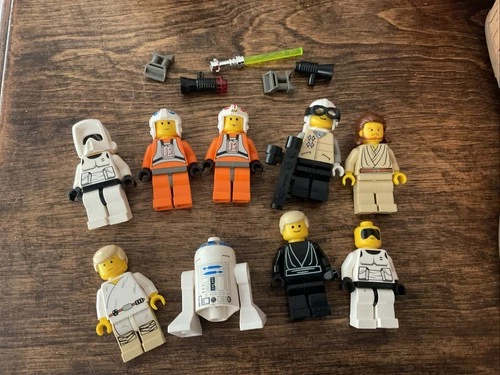 Lot Of 9 Vintage Lego Star Wars Figures- Read For Description