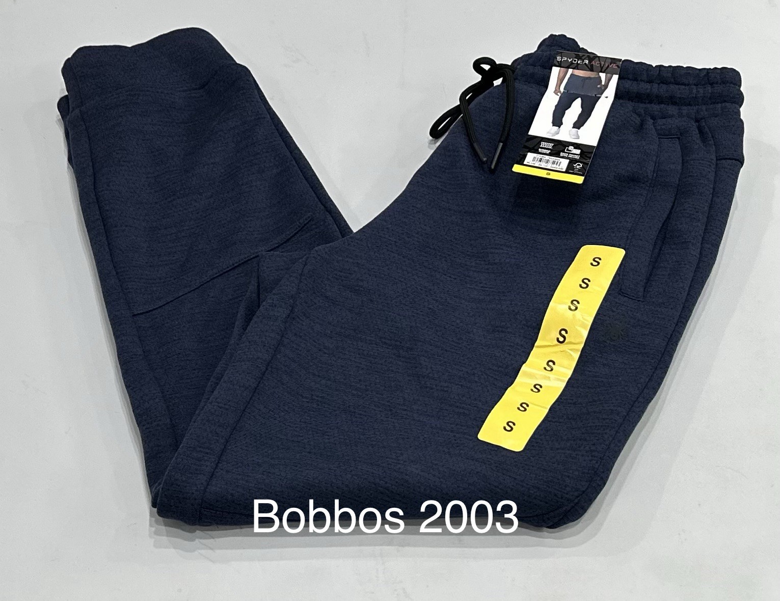 Spyder Men's Active Fleece Bonded Jogger, Blue, Size S