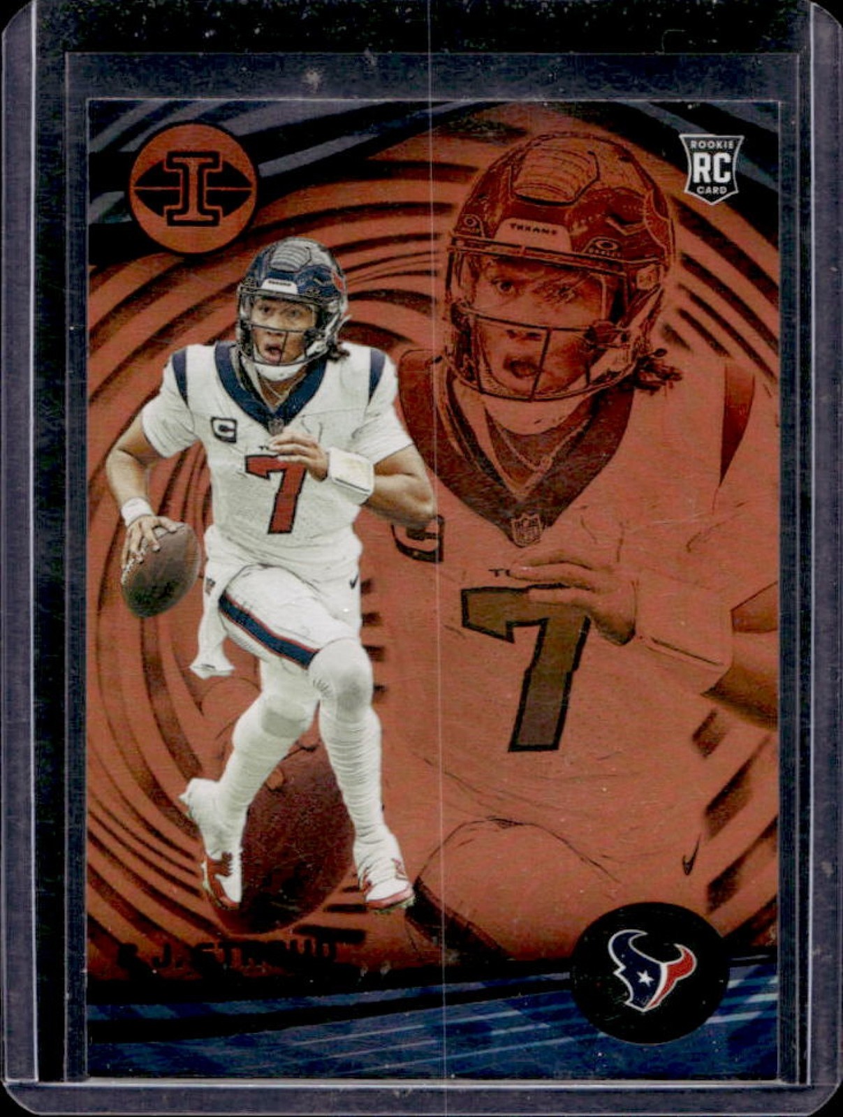 2023 Panini Illusions C.J. Stroud RC Orange Trophy Rookie #43 Texans