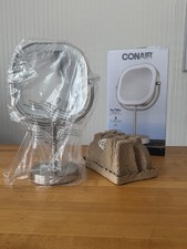 Conair LED Lighted Dual Sided Makeup Mirror USB-C Rechargeable.
