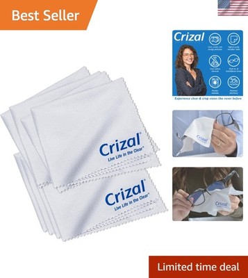 Versatile 8 Pack Microfiber Cloths - Safe for All Lenses & Delicate Surfaces