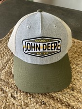 John Deere New Mesh Snap Back Trucker Hat Moline IL