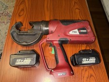 Burndy Patriot 750 Series Hydraulic Crimper Tool PAT750LI w/2 Batt and Charger