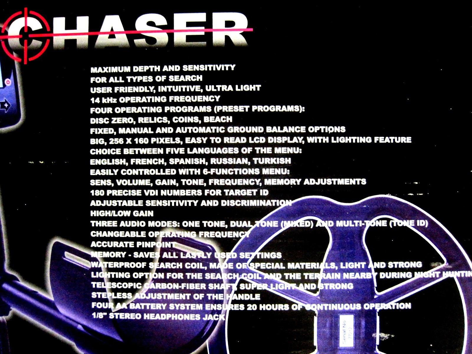 2023 Detech Chaser 14 kHz Metal Detector, Please Read Full Seller's Description