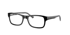 Ray-Ban Optical RX 5268 black on transparent 2034 Eyeglasses