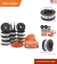 AF-100 Spool Set: 30ft 0.065 Line for Effective Trimming - 12 Spools Included