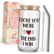 Cadeaux Couple Anniversaire Noël pour Femme - Je t'aime plus la fin je gagne 