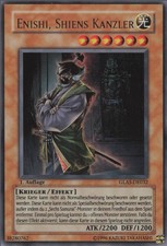 YuGiOh Enishi, Shiens Kanzler (V.1) GLAS-DE032 Ultra Rare GD unl.