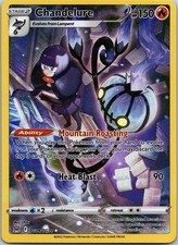 Chandelure TG04/TG30 Swsh11: Lost Origin Trainer Gallery Holo Full Art NM