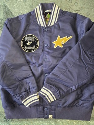 Brand New With Tags BAPE A Bathing Ape X Stadium Goods Varsity Navy Size M