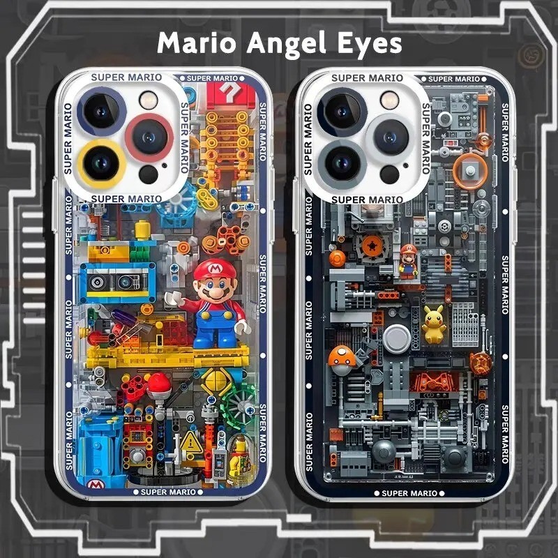 Super Mario Phone Case for Samsung Galaxy S25 S24 FE TPU Soft