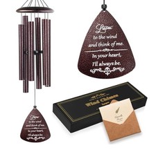 Memorial Wind Chimes 32" - Thoughtful Sympathy Gifts for Loss of Loved One
