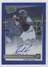 2020 Panini Donruss Optic Blue Mojo Prizm 85/99 Ronaldo Hernandez Auto nd3