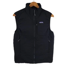 Patagonia Nano Air Puffer Vest Mens Small Black Ultralight Insulated Jacket Coat