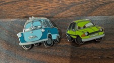 Disney Pin DLR WDW 2011 Pixar Professor Z and Acer Cars 2 Set of 2 Pins