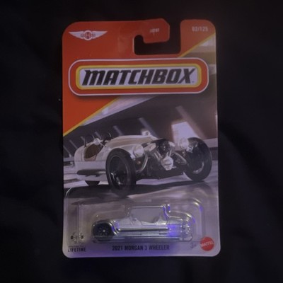 Matchbox 2021 Morgan 3 Wheeler 1:64 Silver Diecast Superfast Series Car 02/125