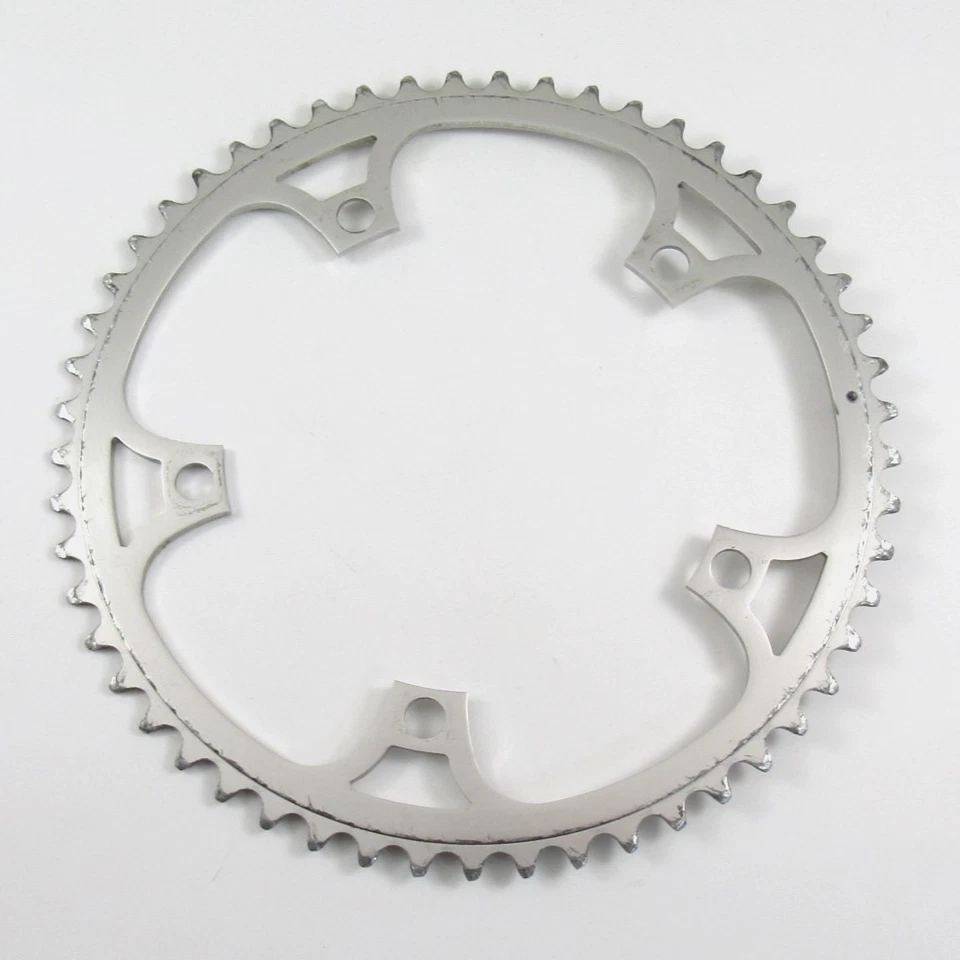 Plato de carretera Campagnolo Super Record 53t 144 mm bcd #753/A, años 70-80 Foto 3 de 4