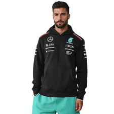 Mercedes Herren Hoodie Sweatshirt AMG Petronas F1 Formel 1 Fahrer Team schwarz