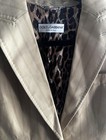 Dolce & Gabbana Women’s Beige Striped 2pc Pant Suit Notch Lapel Size 42 — photo 3