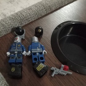 Lot of 2 LEGO Robo SWAT Minifigures Super Secret Police The LEGO Movie 