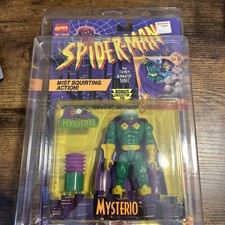 Marvel Spider-Man  Animated Series MYSTERIO  1995 Toy Biz W/ MoC Master Case
