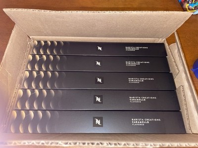 Nespresso Barista Coffee Capsules 50 Ct Caramello Caramel Original Line New